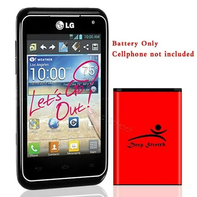 High Power 3980mAh Rechargeable Battery F LG Motion 4G MS770 MetroPCS Cellphone • $30.56