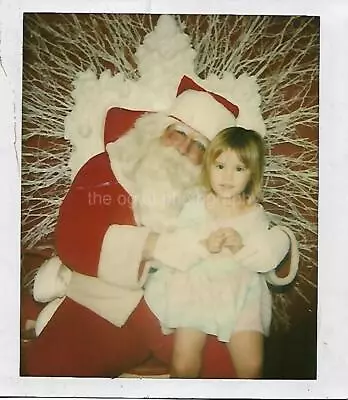 SANTA CLAUS Vintage Portrait FOUND CHRISTMAS PHOTOGRAPH Color ORIGINAL 312 64 A • $12.80