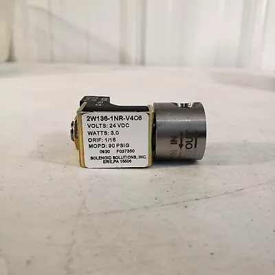 Solenoid Solutions 2W136-1NR-V4C6 Pneumatic Junction 24VDC 3.0W 1/16  • $25