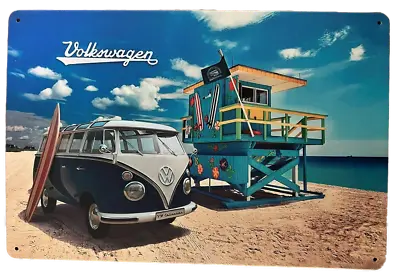 VW 23 Window Type 1 Kombi Volkswagen Tin Sign (Bug Beetle Westy Samba Ford) TS12 • $11.49