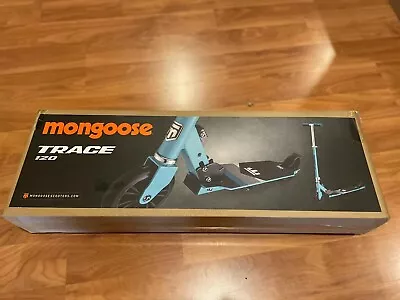 Mongoose Trace120 Youth/Adult Kick Scooter Folding And Non-Folding Teal New • $82