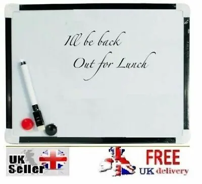 Magnetic Whiteboard Office Kitchen Notice Memo Wedding Board - BUY 3 GET 1 FREE • £3.95