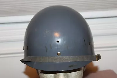 Original Vietnam War Era U.S. Navy Gray Plastic M1 Helmet Liner W/Straps 70' D. • $38.95