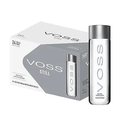 VOSS Still Spring Water Case Of Bottled Drinking Water 16.91 Fl Oz Pack Of 24 • $51.99