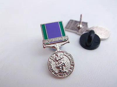 Gsm General Service Medal Air Operations Iraq Hm Armed Forces Lapel Pin Badge • $5.60
