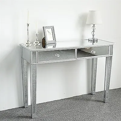 Mirrored Makeup Table Dressing Table Vanity For Women With 2 Drawers • $159