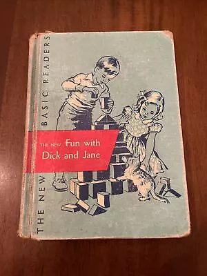 VTG 1956 The New Fun With Dick And Jane Basic Readers Childrens Hardcover Book • $21