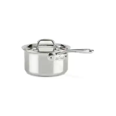 All-clad D3 Stainless Steel Everyday 3-ply Bonded 3 Qt Sauce Pan With Lid • $79.99