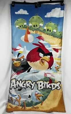 £14.82 • Buy Angry Birds “Cliff Hanger” Beach Bath Towel 24”x 50” Collectible Towel