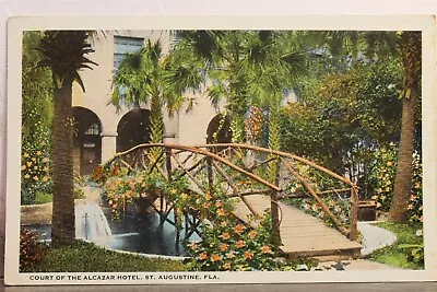 $0.50 • Buy Florida FL St Augustine Alcazar Hotel Court Postcard Old Vintage Card View Post