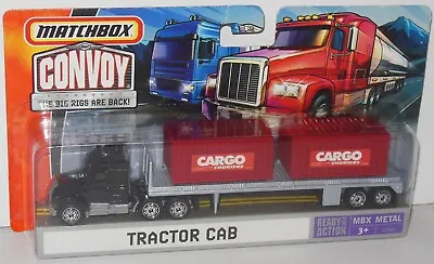 Matchbox: Convoy Big Rigs: Tractor Cab Trailer '' Cargo Couriers ''  Semi  L3942 • $34.95