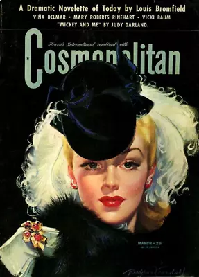 Vintage Cosmopolitan Magazine Cover Reproduction 17 X 12 Print Wall Decor • $16.95