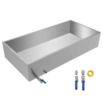 48 In. X 24 In. X 9.5 In. Maplesap Evaporatorpan With Valve Stainlesssteel Maple • $515.50