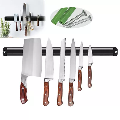 20 Inch Magnetic Knife Scissor Storage Holder Rack Block Kitchen Bar Strip Tool • $12.91