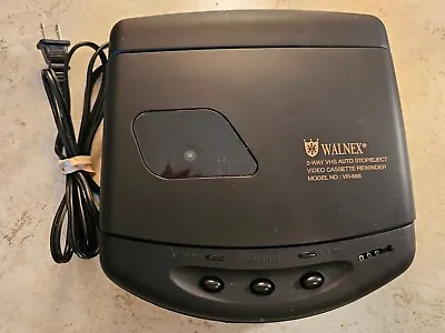 VHS Rewinder &FF  Walnex VR-688 Video Cassette  Counter 2 Way Tested & Works. C3 • $17.94