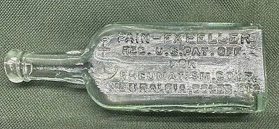 Old Medicine Bottle Pain Expeller Glass 5” Bottle F.AD. Richter & Co NY Loc#F48 • $4.99