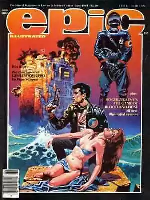 Epic Illustrated #24 5.0 (W) VG/FN Subsciption Label 1984 LOW GRADE STOCK IMAGE • $8