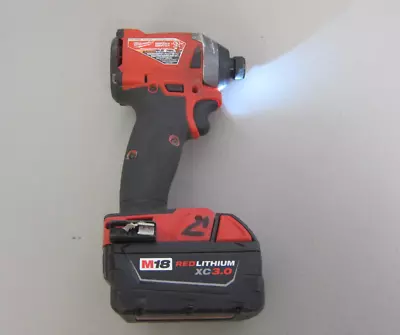 MILWAUKEE M18 FUEL 2853-20 1/4   BRUSHLESS IMPACT DRIVER W/ 3.0 Ah Battery • $109