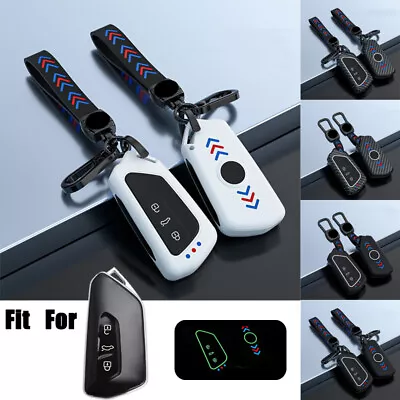 $28.80 • Buy ABS Car Key Fob Case Cover For VW Golf 8 ID.4 Seat Leon MK8 MK4 Skoda Octavia 
