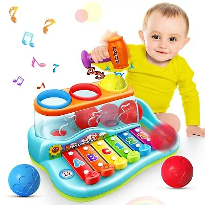 Baby Toys For 1 Year Old Boys Girls Birthday Tap Hammering Age 2 3+ Year Old • £18.96