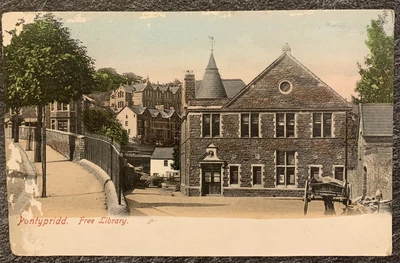 £2.99 • Buy Free Library Pontypridd Postcard By Frith’s Series Posted 1914