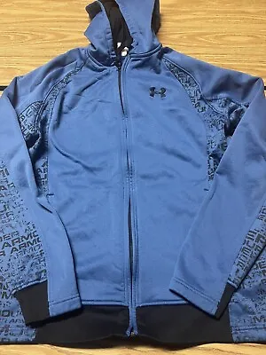 Under Armour Logo Stamp Men’s Size Large Full Zip Long Sleeve Athletic Hoodie  • $24.99
