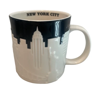 $24.95 • Buy Starbucks New York City Collector Series Mug 2012 Relief Taxi Cab Skyline NYC