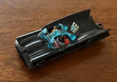 Vintage 1967 Husky 1:64 UK Batmobile With Batman & Robin Figures Grey Tires • $50