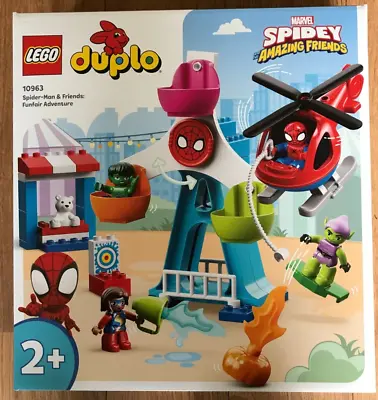 £44.95 • Buy LEGO DUPLO 10963 Spider-man & Friends Funfair Adventure 2+ ~ NEW Lego Sealed~