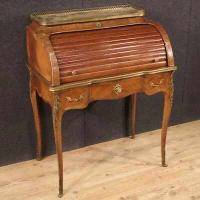 Antique Roll-top Bureau Napoleon III Furniture 19th Century 800 Desk Secrétaire • $6200