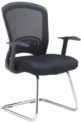 Solaris Mesh Visitors Chair - Black • £103.58