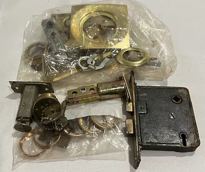 Miscellaneous Random Bag Of Yale Parts Locks Door Deadbolt Keys Etc • $29.99