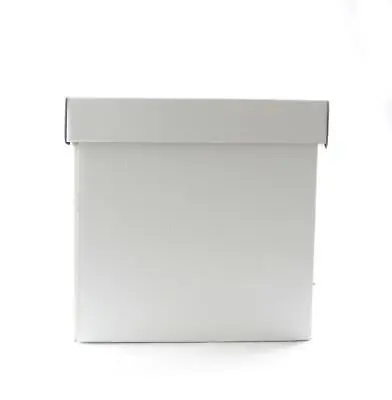 White Heavy Duty Stacked Cake Boxes 7  High - 8  X 8  Upto 20  X 20  - Free P&P • £7.08