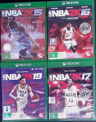 Xbox One Games: Nba2k15 / Nba2k16 / Nba2k17 / Nba2k19 - Very Good Condition. • $37.50