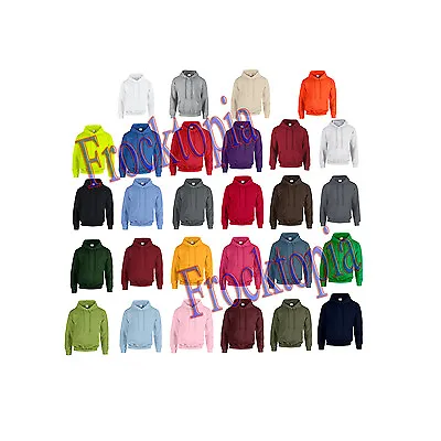 £11.74 • Buy Gildan Heavy Blend Unisex Adult Hooded Sweatshirt - Men's Plain Pullover Hoodie
