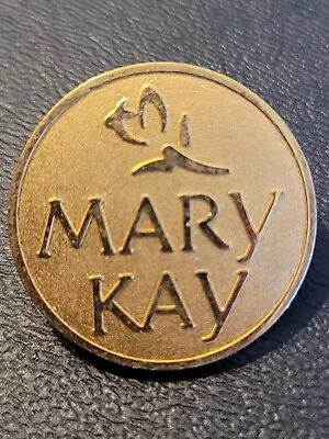 Mary Kay Pin Logo Gold Toned Badge Cosmetics Promotional Advertising Vintage • $8