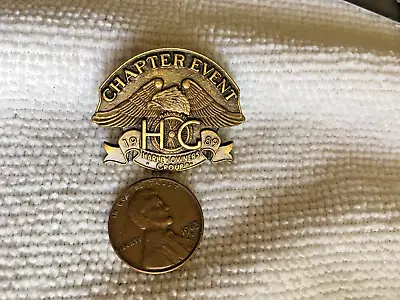 Vintage Harley Owners Group 1989 Chapter Event Brass Pin • $4.88