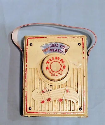 VTG Toy Pocket Radio 1972 Music Box Pop  By Fisher Price • $15.12