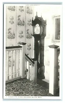 Postcard Clock Ropes Mansion Salem Mass RPPC T71 • $7.17