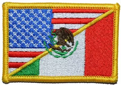 USA / Mexico Flag Patch 2x3 • $5.24