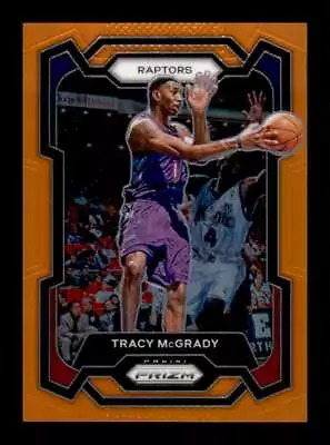 2023-24 Panini Prizm Orange Prizm Tracy McGrady #196 Toronto Raptors /49  • $26.99