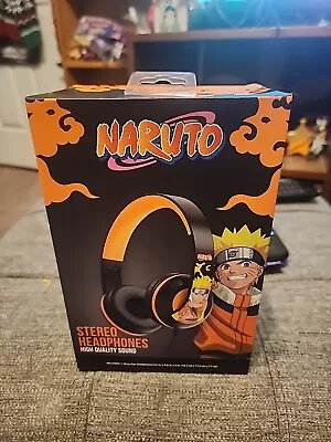 NARUTO Stereo Headphones High Quality Sound (6.6  X 6.8  X 3 ) HP-0393-NARUTO • $12