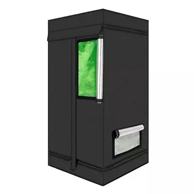 24 X24 X48  Reflective Mylar Hydroponic Grow Tent For Plant Growing • $47.99