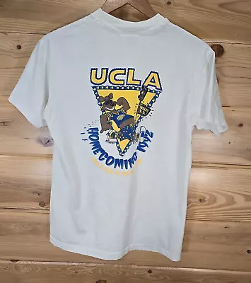 VTG UCLA Homecoming 1992 T Shirt Adult Medium Bear Bruin Stain Distress READ • $19.99