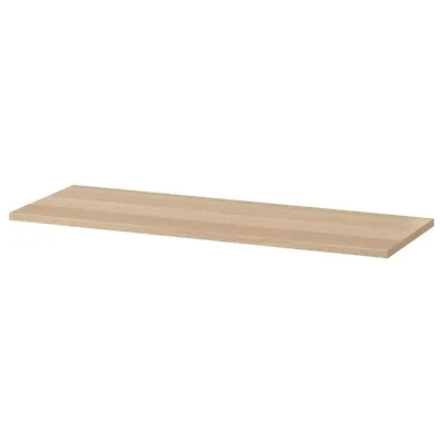 Ikea KOMPLEMENT Shelf For Pax White Stained Oak Effect 100x35 Cm • £24.99
