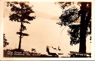 Postcard MD Deep Creek Lake Near Oakland RPPC  Real Photo  1947   S7 • $19.20