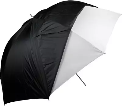 2021 60In. Optical White Satin Umbrella With Removable Black Cover • $66.22