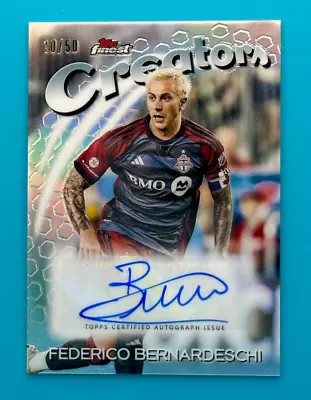 Federico Bernardes (10/50 ~ AUTO) 2023 MLS Topps Finest Creators #FCA-FB • $3.25