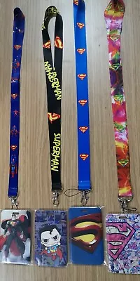 10pcs Superman Neck Strap Lanyard Mobile Phone Key Chain ID Badge • $32