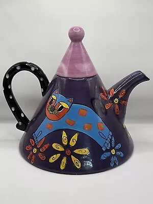 2 Milson & Louis Handpainted Ceramic Cat Teapot W/Lid • $35